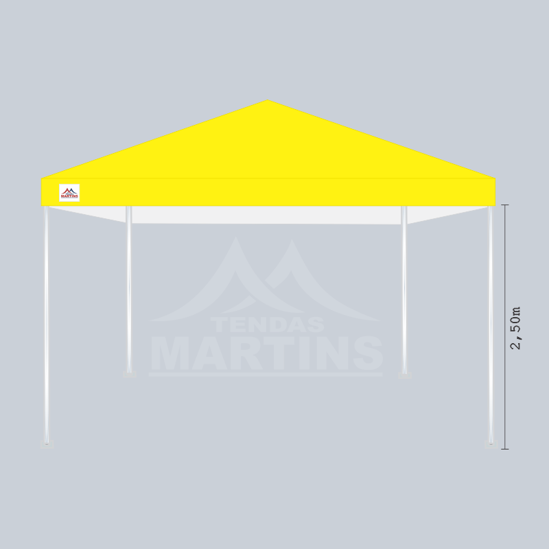 Tenda Piramidal 2,5m amarelo