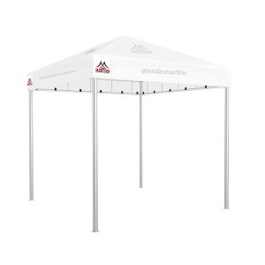 Tenda Piramidal 3x3m branco com estrutura galvanizada