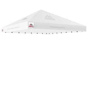 Cobertura para tenda piramidal 5x5m em lona PVC TD1000 branco