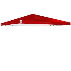 Cobertura para tenda piramidal 10x10m em lona PVC TD1000 vermelho