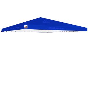 Cobertura para tenda piramidal 8x8m em lona PVC TD1000 azul