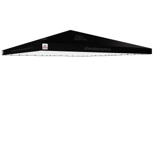 Cobertura para tenda piramidal 8x8m em lona PVC TD1000 preto