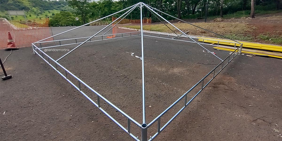 Estrutura Tenda Piramidal 6x6