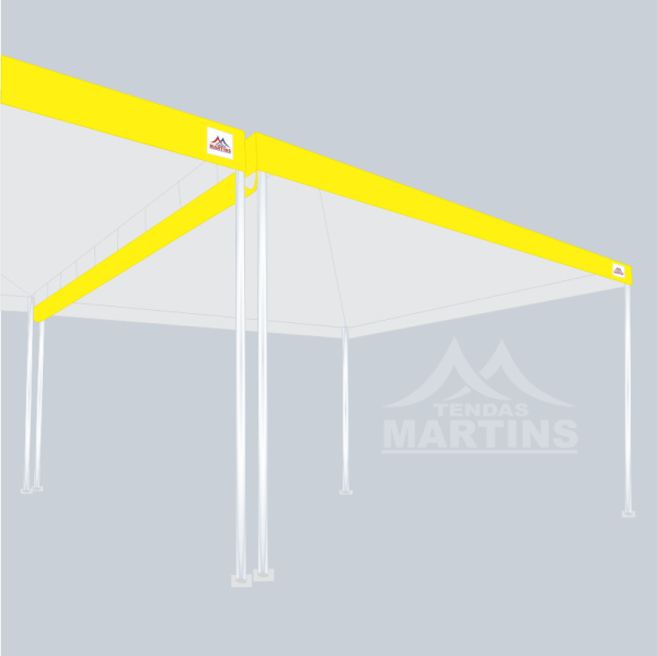 Calha Lona PVC para Tenda Piramidal
