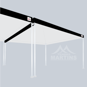 Calha Lona PVC para Tenda Piramidal