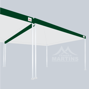 Calha Lona PVC para Tenda Piramidal