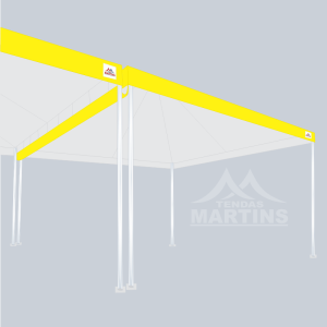 Calha Lona PVC para Tenda Piramidal