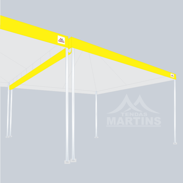 Calha Lona PVC para Tenda Piramidal