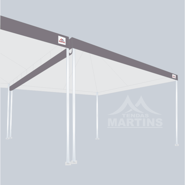 Calha Lona PVC para Tenda Piramidal