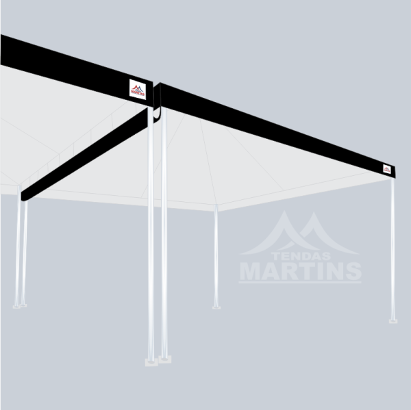 Calha Lona PVC para Tenda Piramidal