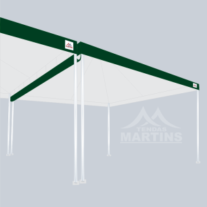 Calha Lona PVC para Tenda Piramidal