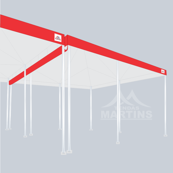 Calha Lona PVC para Tenda Piramidal