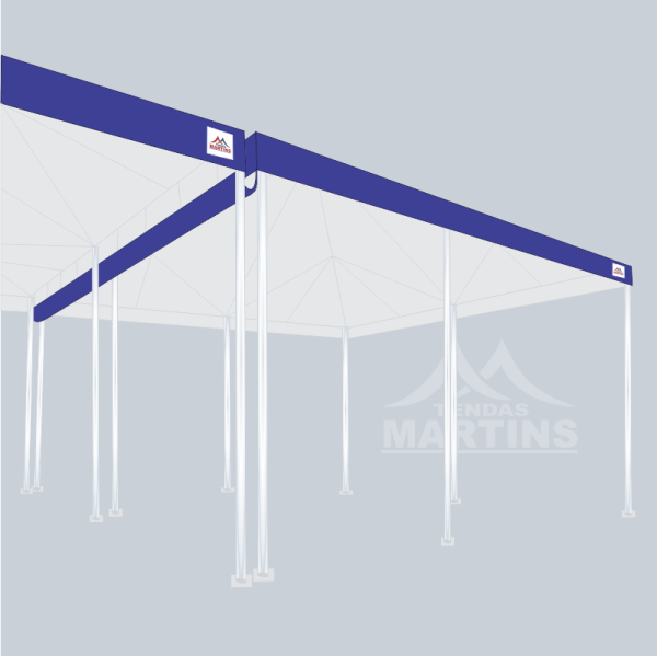 Calha Lona PVC para Tenda Piramidal