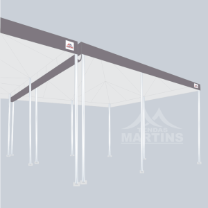 Calha Lona PVC para Tenda Piramidal