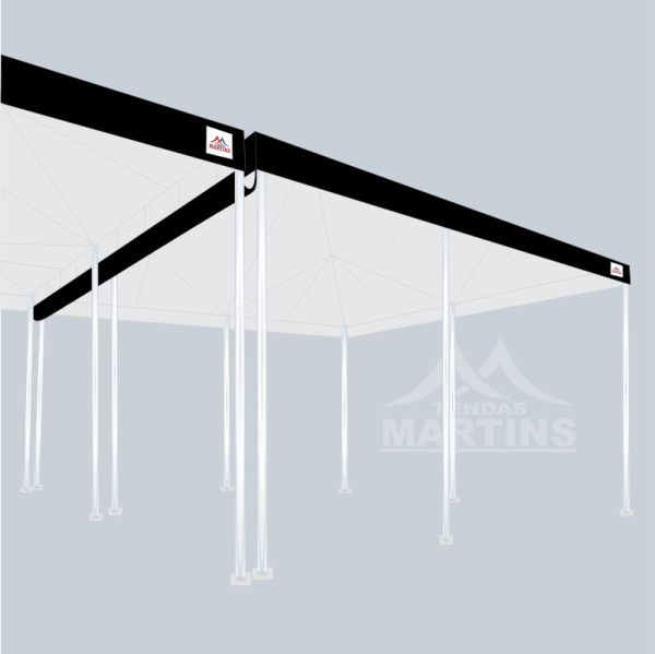 Calha Lona PVC para Tenda Piramidal